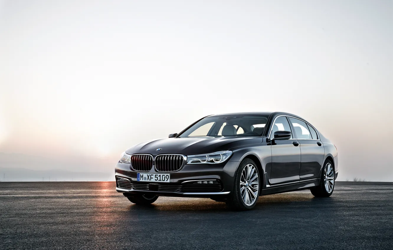 Фото обои бмв, BMW, 750Li, xDrive, 2015, G12