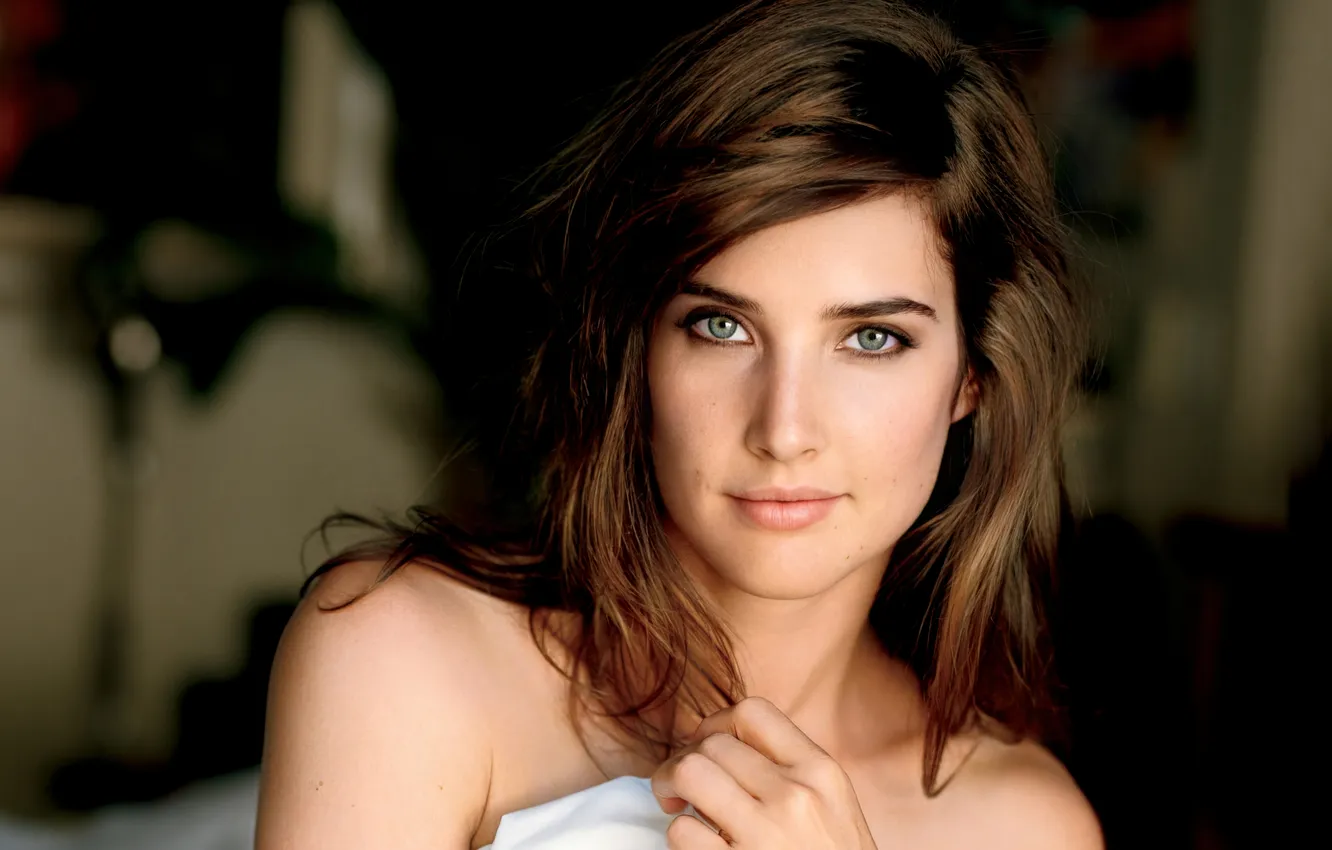 Фото обои портрет, актриса, шатенка, красотка, Cobie Smulders, Коби Смолдерс