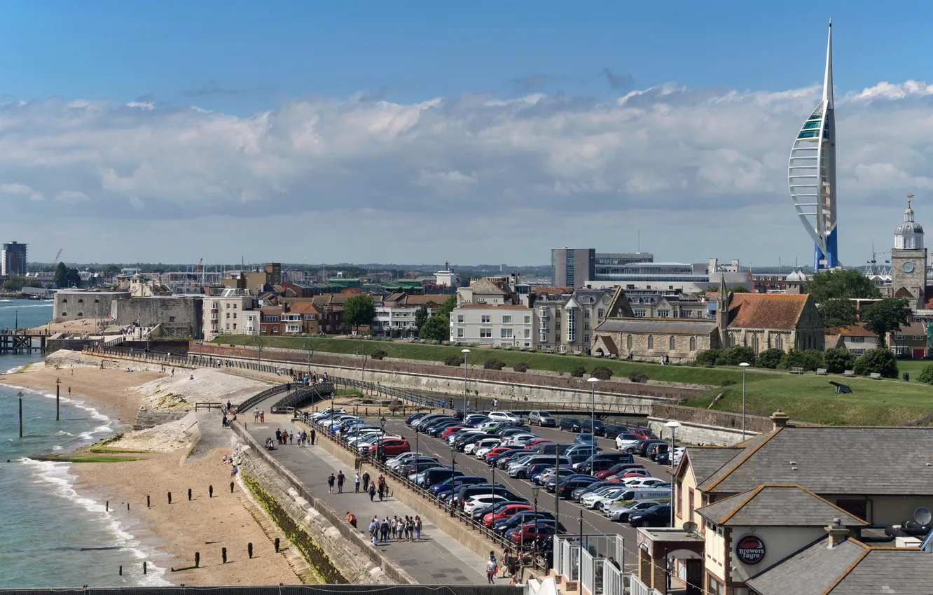 Фото обои Англия, Портсмут, Old Portsmouth