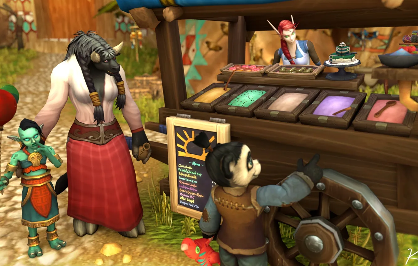 Фото обои World of Warcraft, Blizzard Entertainment, Tauren