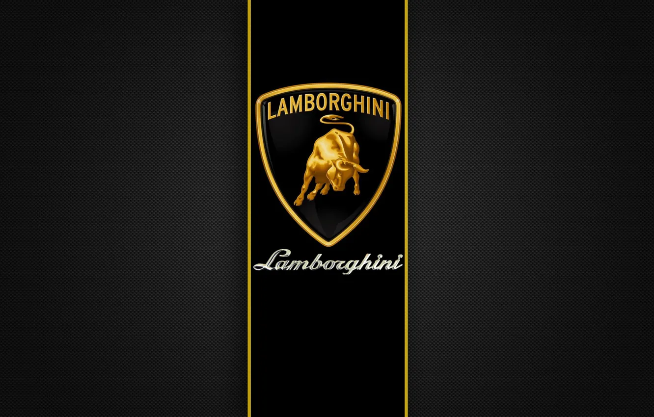 Фото обои эмблема, lamborghini, ламборджини, лейбл