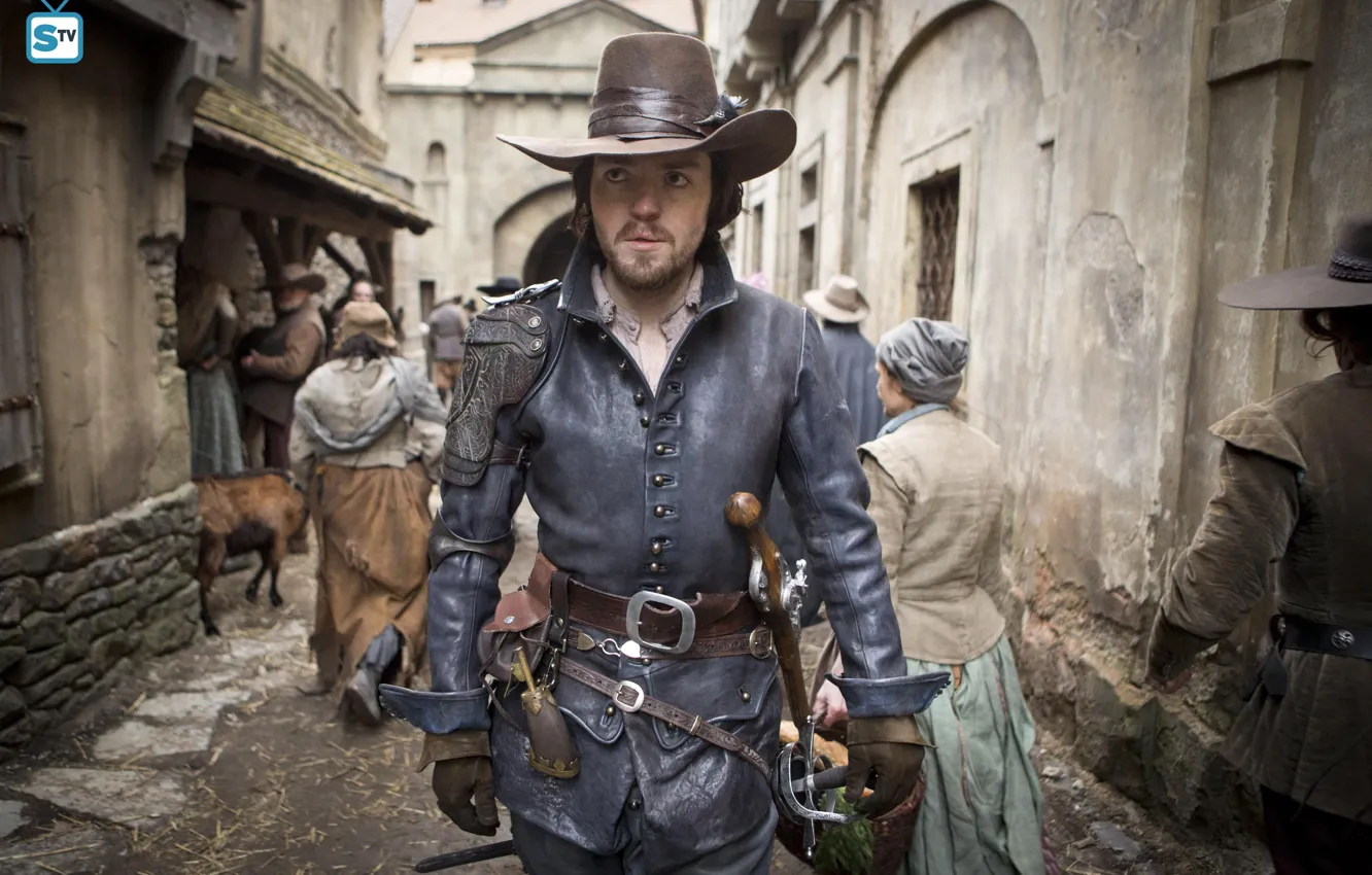 Фото обои Сериал, Атос, Мушкетеры, The Musketeers, Tom Burke