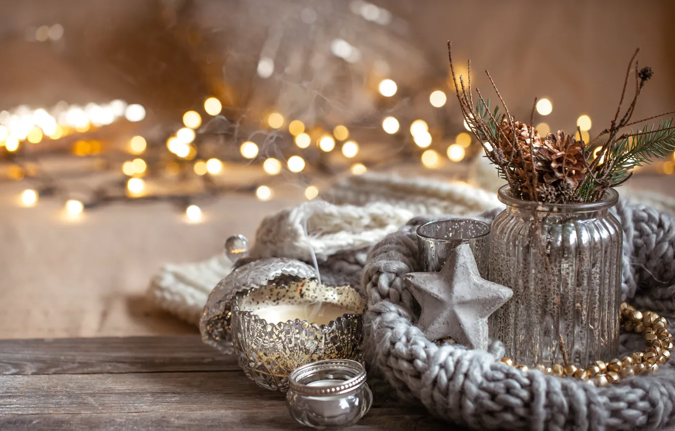 Фото обои зима, украшения, Рождество, Новый год, new year, Christmas, винтаж, winter