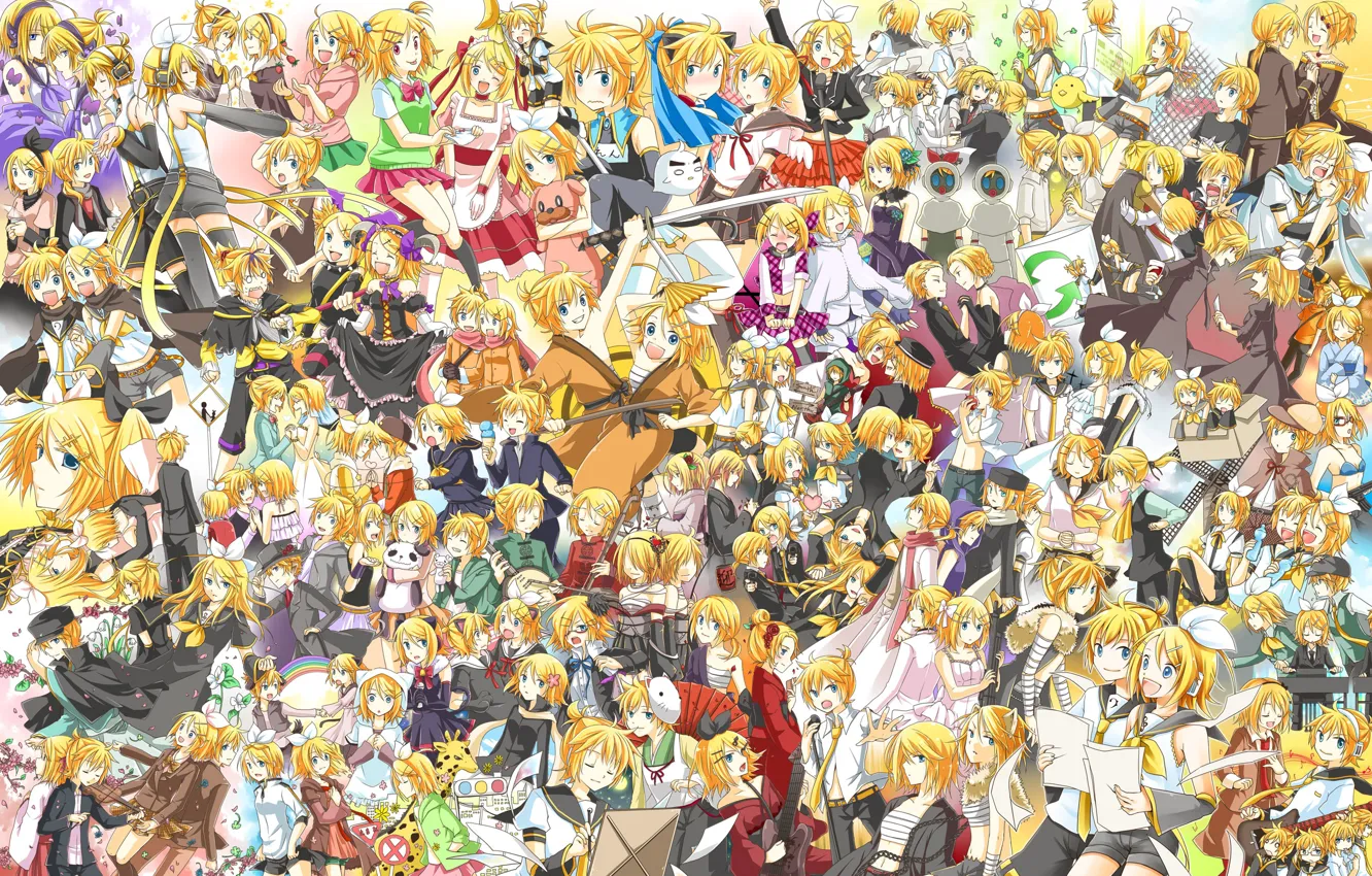 Фото обои аниме, Vocaloid, Вокалоид, персонажи