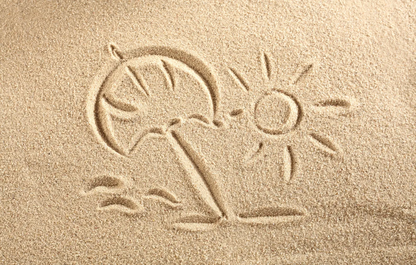 Фото обои песок, рисунок, texture, sand, drawing