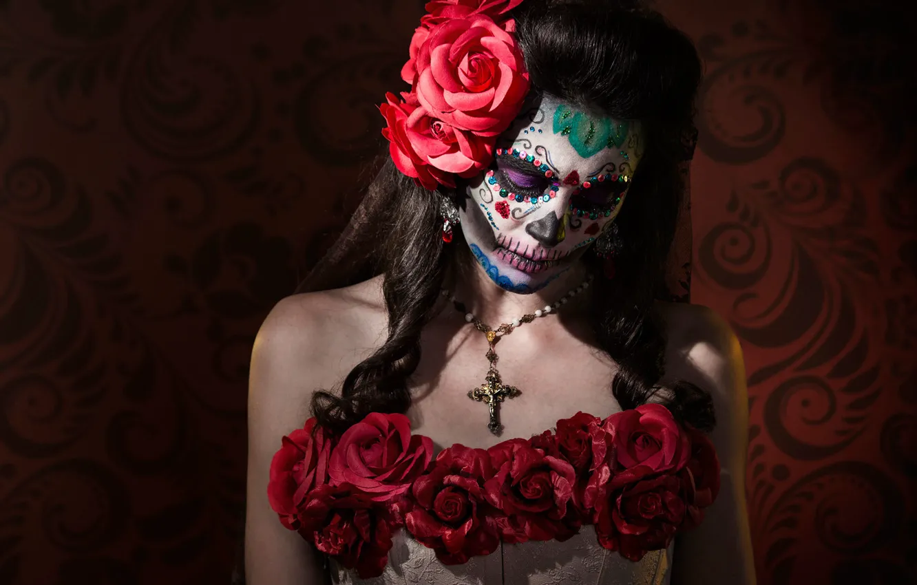 Фото обои Мексика, Carolina Villafruela, Santa Muerte