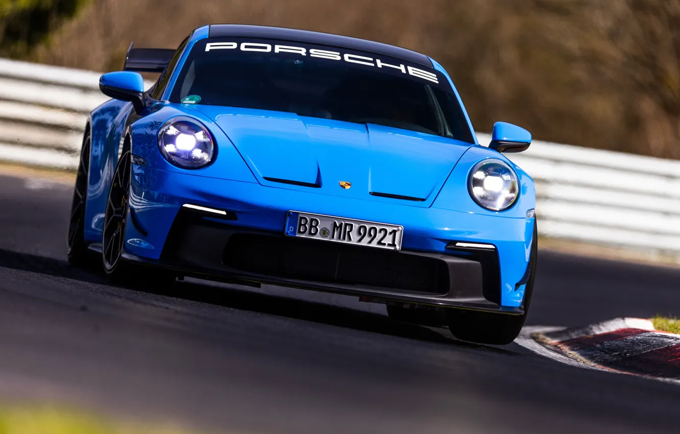 Фото обои скорость, 911, Porsche, GT3, гоночный трек, 2022, Porsche 911 GT3 Manthey Performance Kit, Manthey Performance …