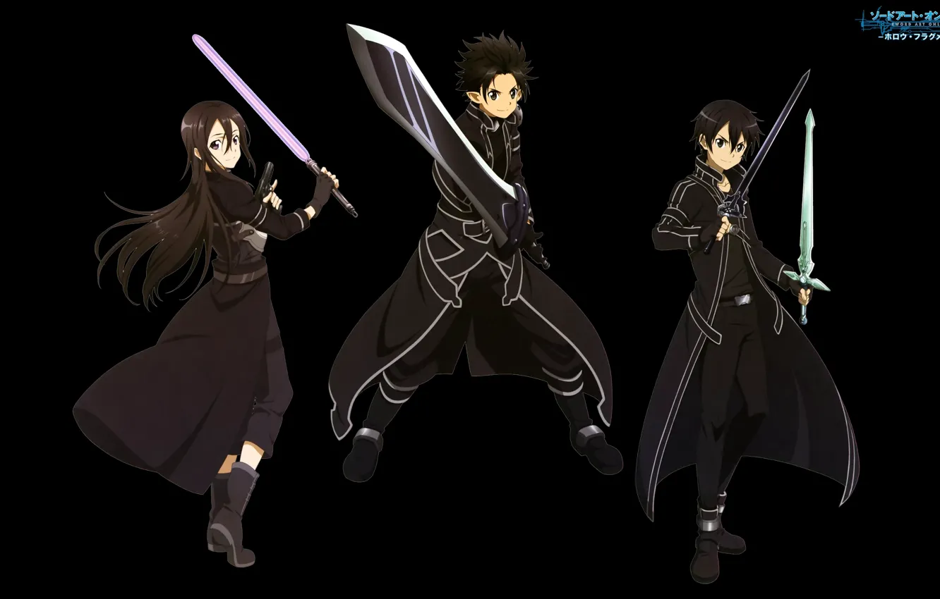 Фото обои sword, gun, pistol, game, weapon, anime, ken, asian