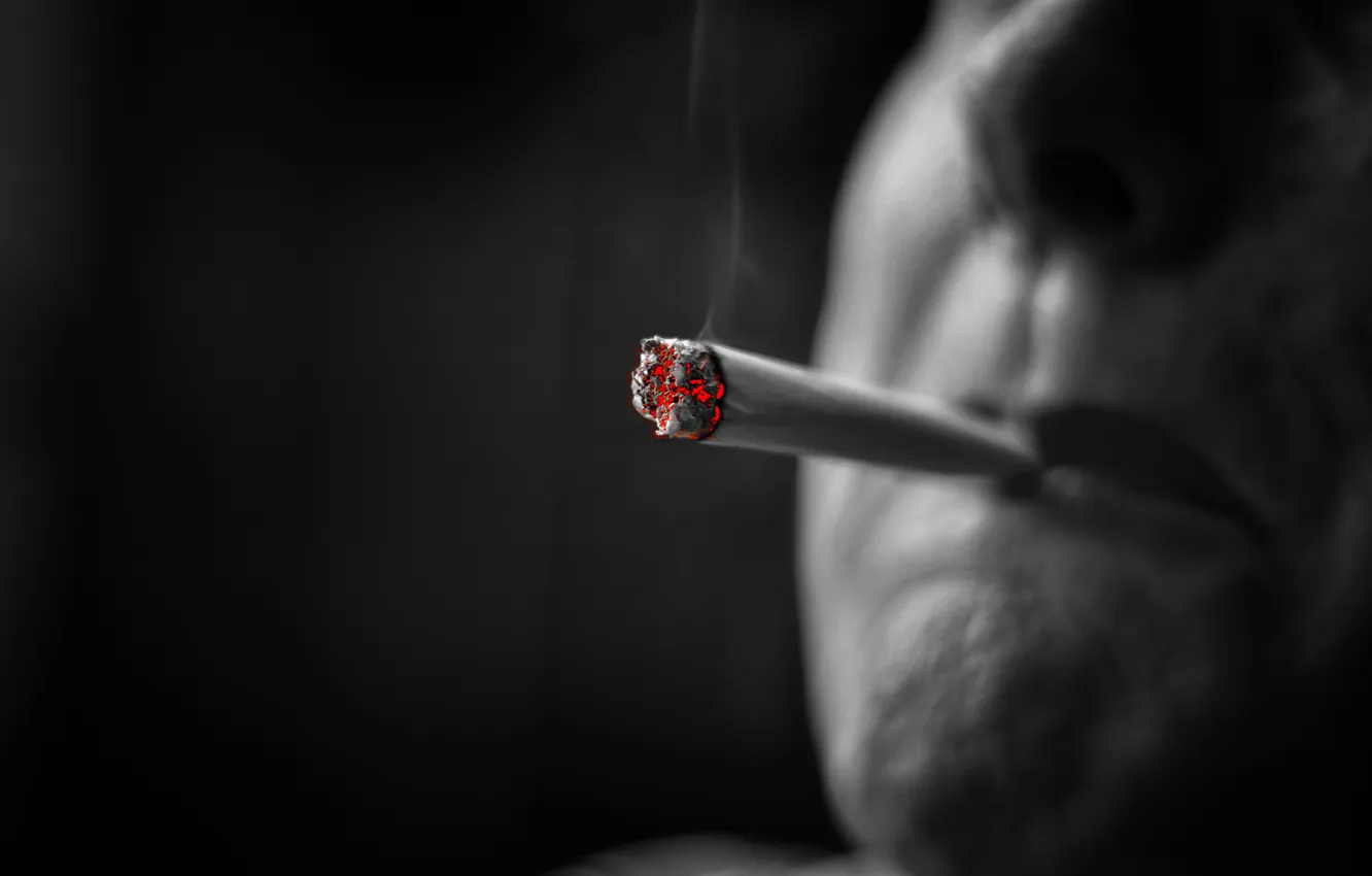 Фото обои фон, дым, сигарета