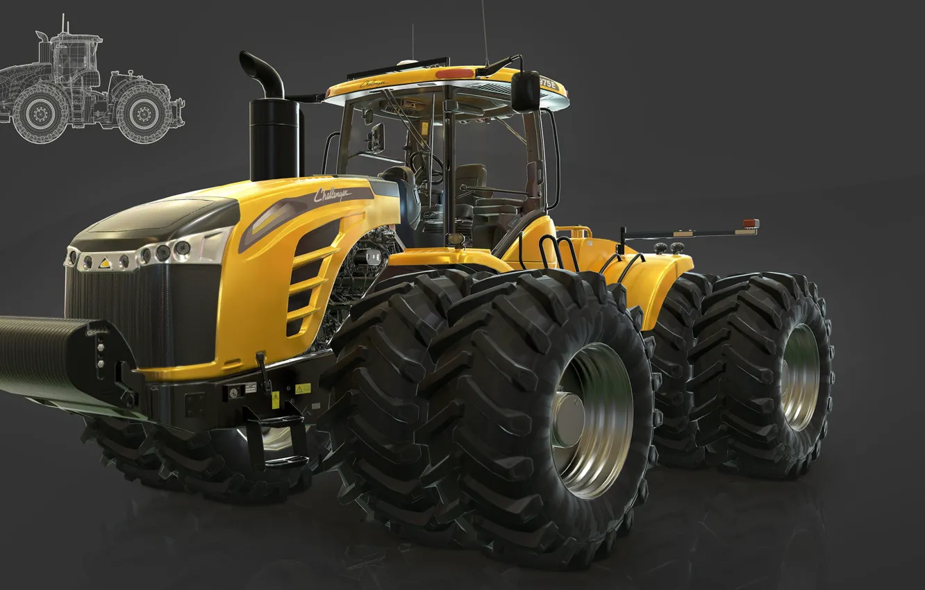 Фото обои трактор, Farming Simulator 17, mt9700