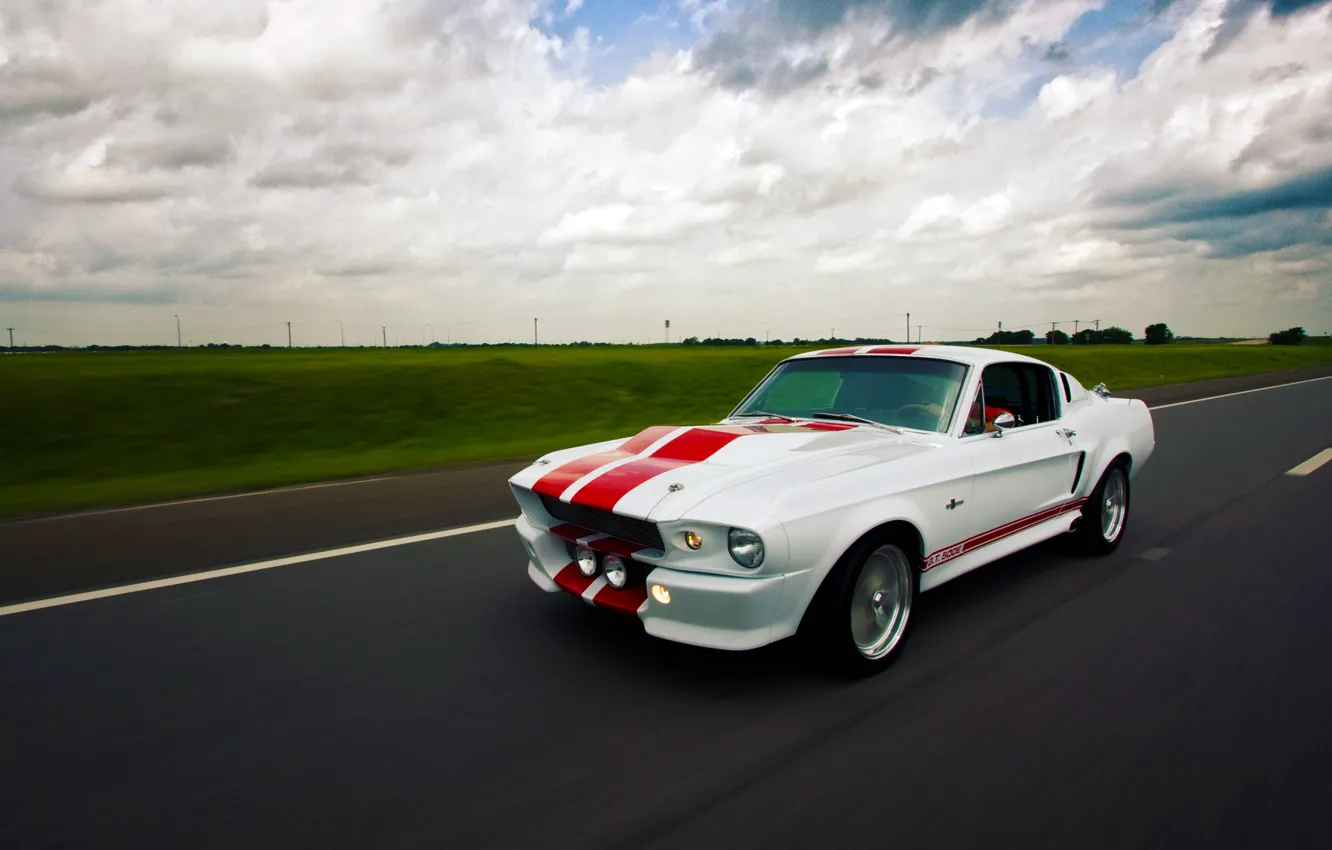 Фото обои Mustang, Ford, Shelby, GT500E