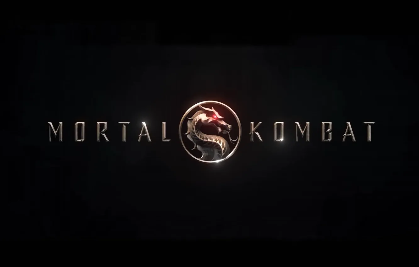 Фото обои дракон, лого, Смертельная Битва, Mortal Kombat, Мортал Комбат, 2021