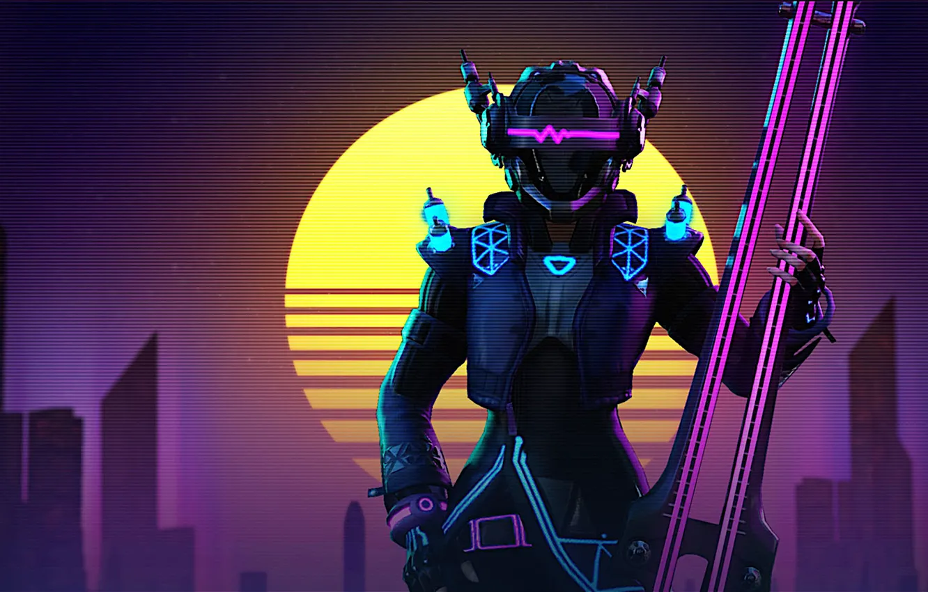 Dark synthwave cyberpunk фото 44