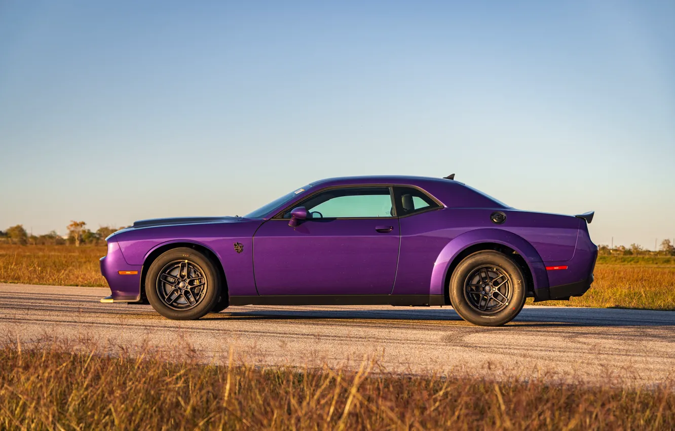 Фото обои Dodge, Challenger, Hennessey, Hennessey Dodge Challenger SRT Demon