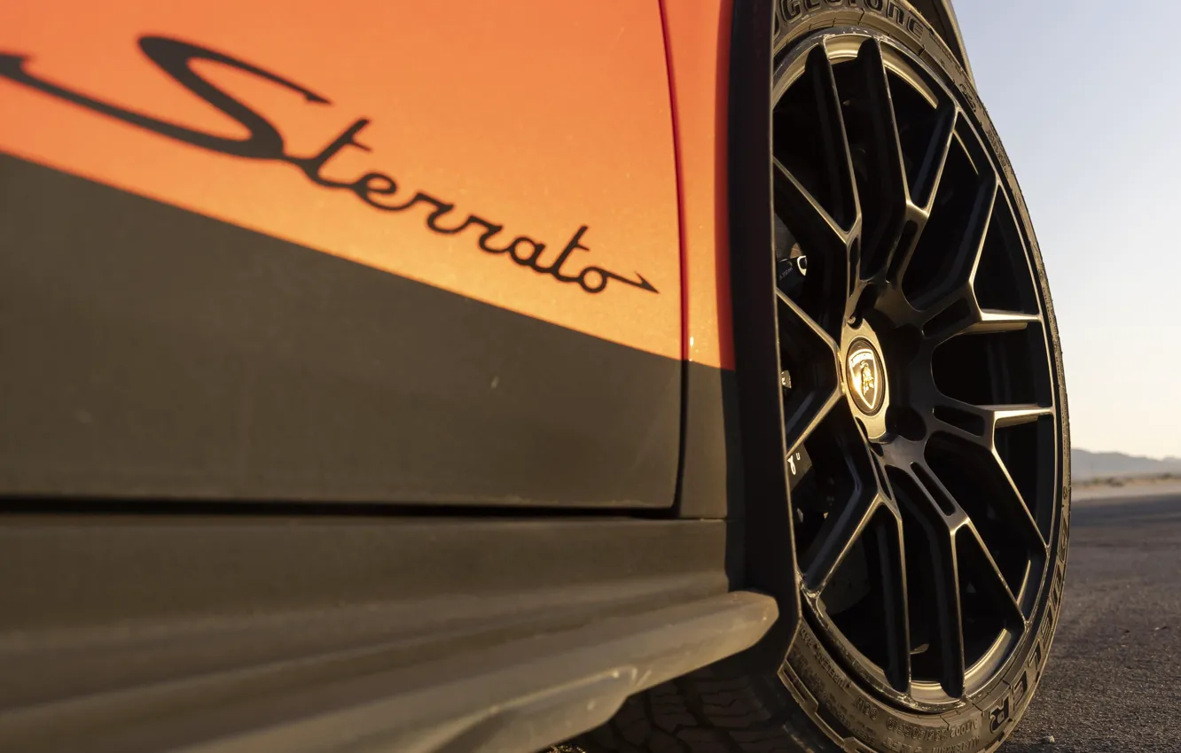 Фото обои Lamborghini, close-up, Huracan, Lamborghini Huracan Sterrato