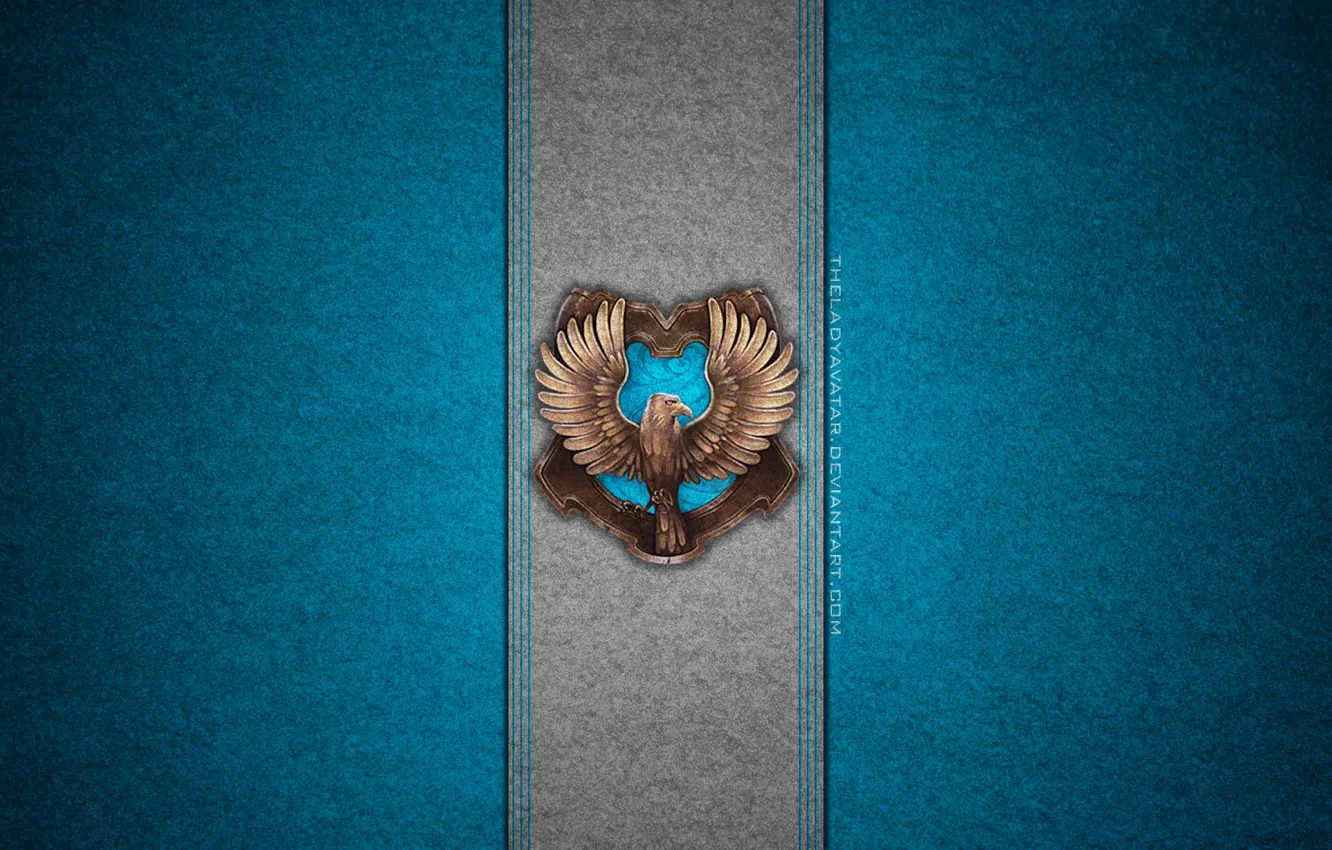 Фото обои орел, Гарри Поттер, eagle, Harry Potter, Хогвартс, deviantart wallpapers, Ravenclaw, Когтевран