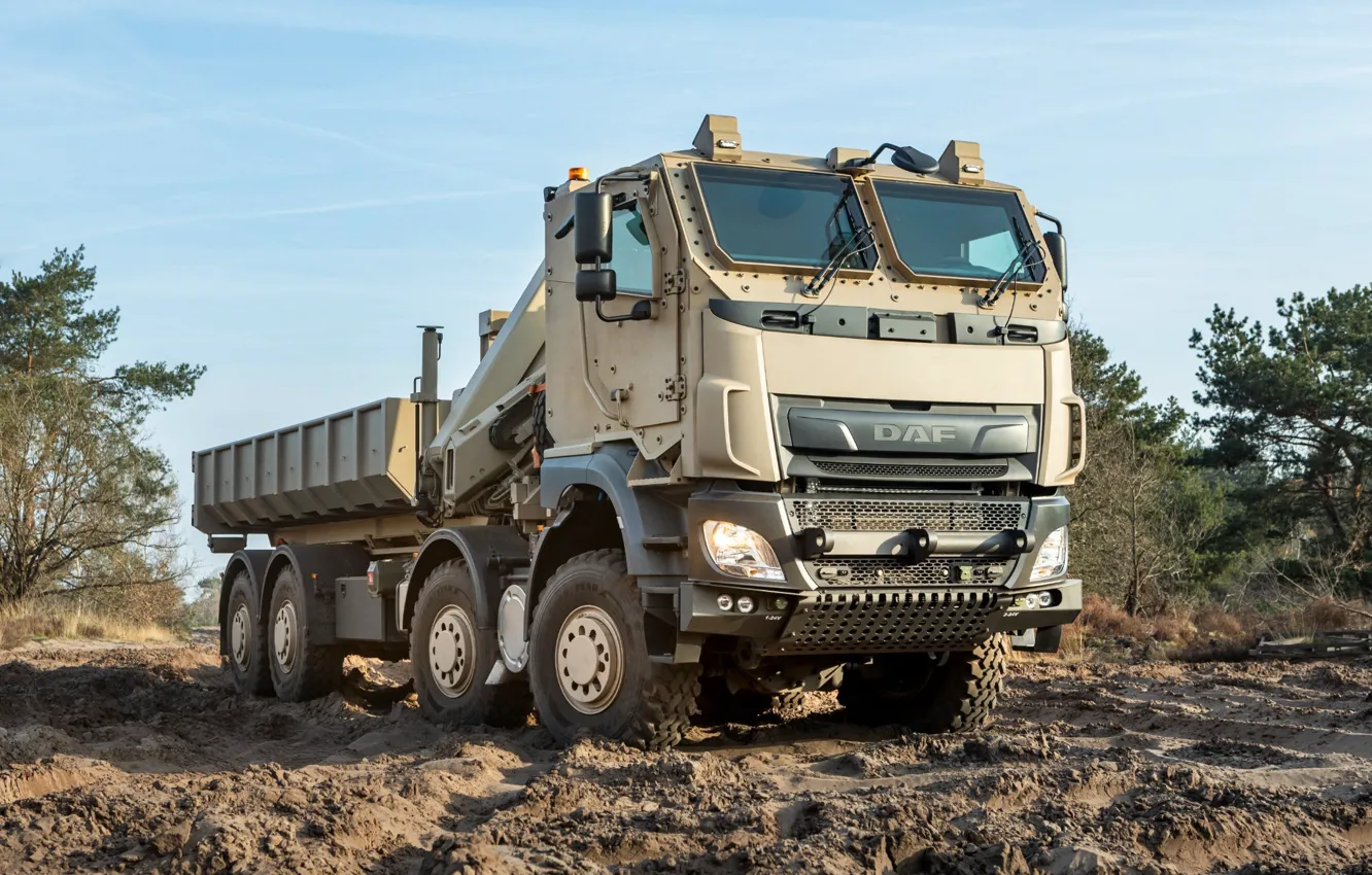 Фото обои DAF, MILITARY, 8X8, TRUCKS