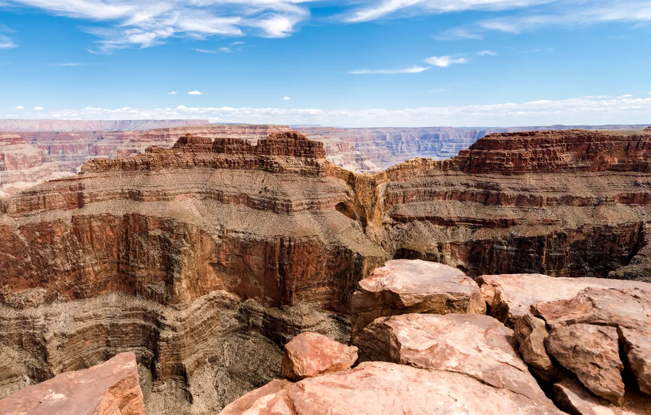 Фото обои Grand, USA, Eagle, sky, stone, Arizona, blue, brown