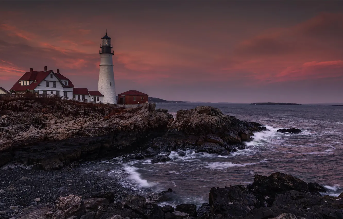 Фото обои ночь, природа, маяк, nature, Night, lighthouse