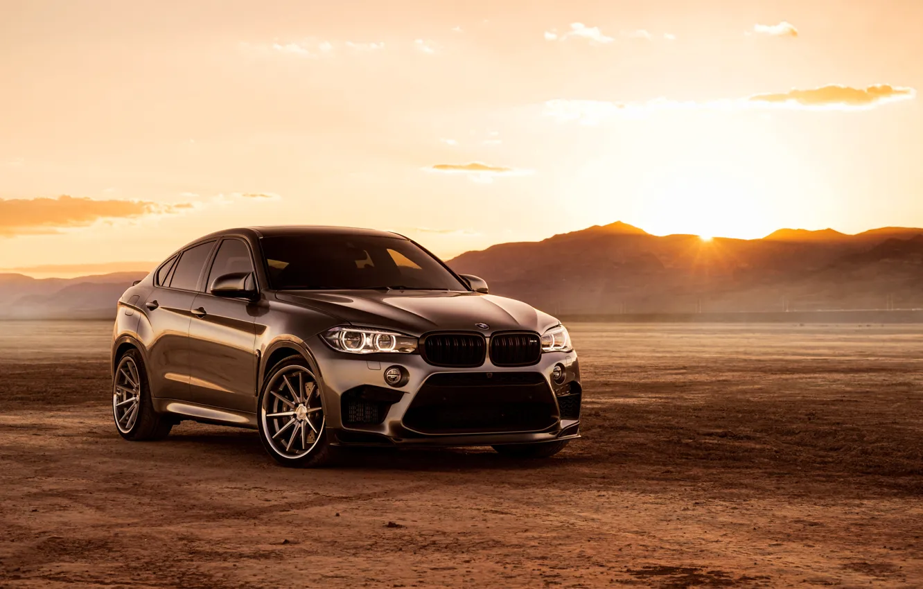 Фото обои природа, дизайн, стиль, передок, BMW X6M