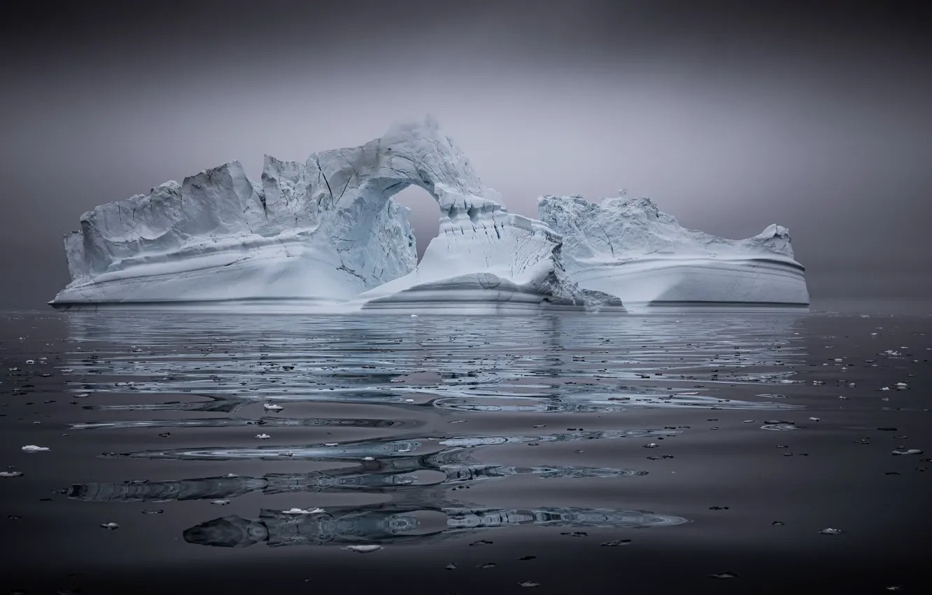 Фото обои природа, Greenland, Disko Bay