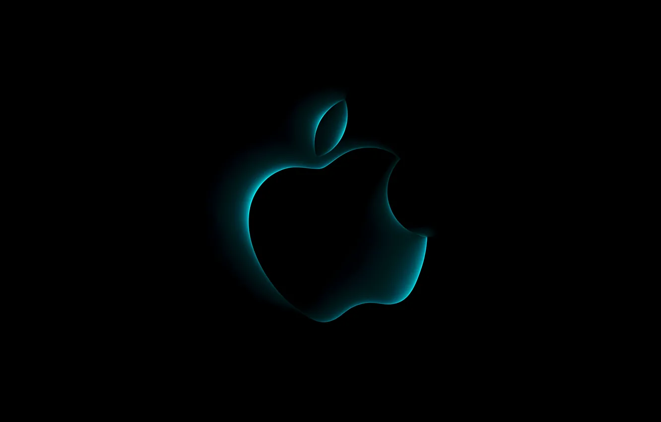 Фото обои apple, art, glowing