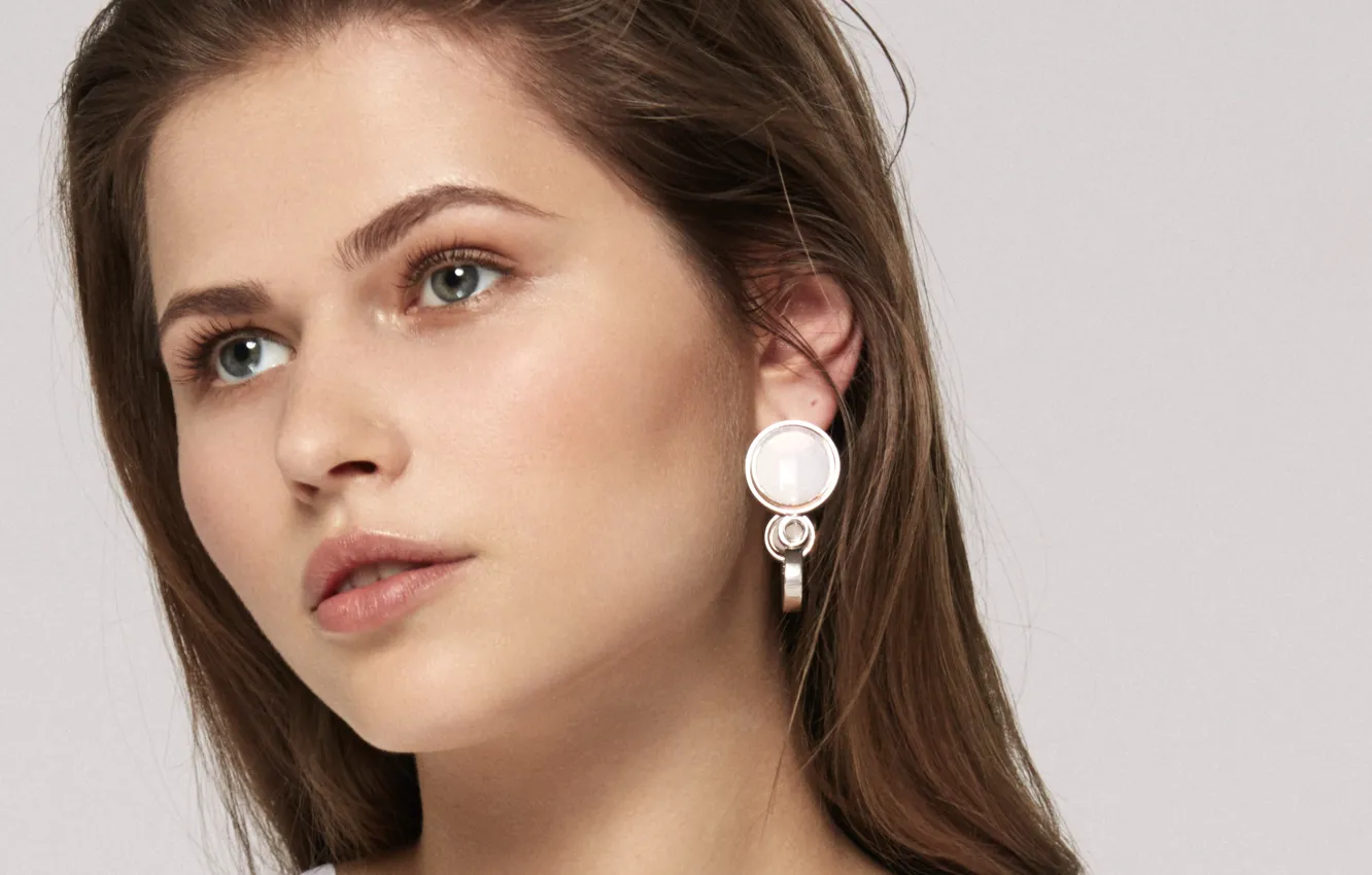 Фото обои взгляд, поза, портрет, макияж, актриса, hair, Юлия Топольницкая