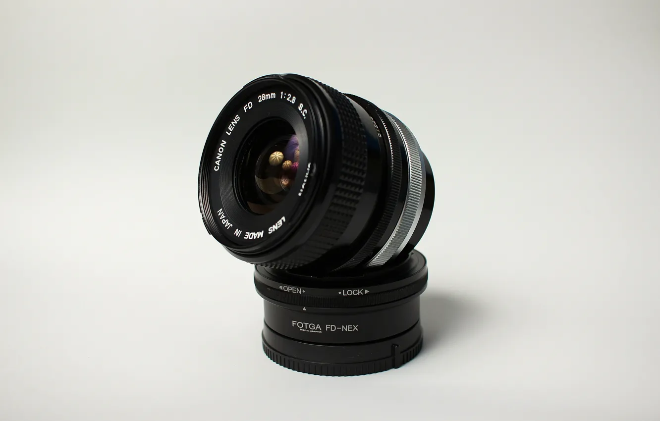 Фото обои glass, Canon, lens