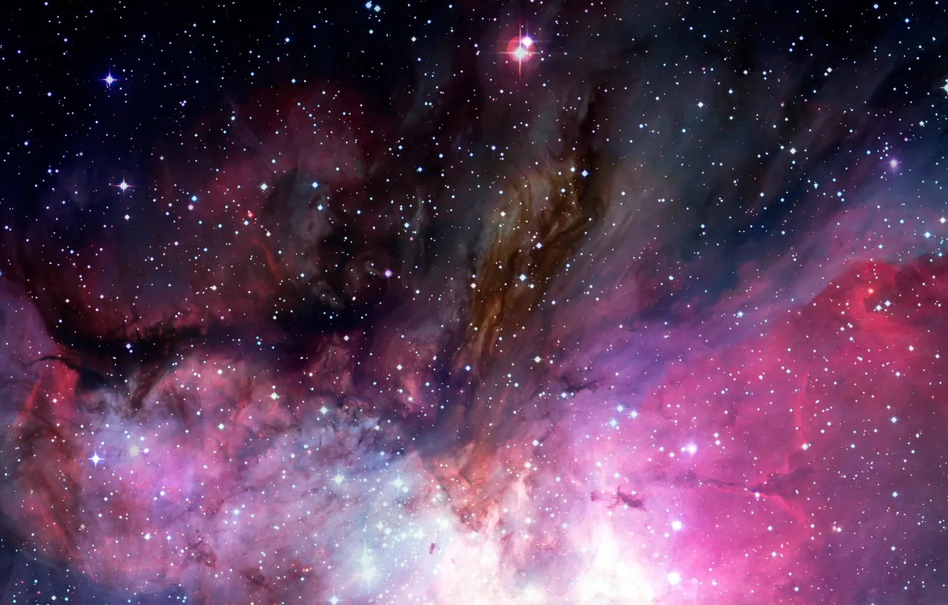 Фото обои nature, nebula, night, nasa, planet, nebulae, outer, orbit