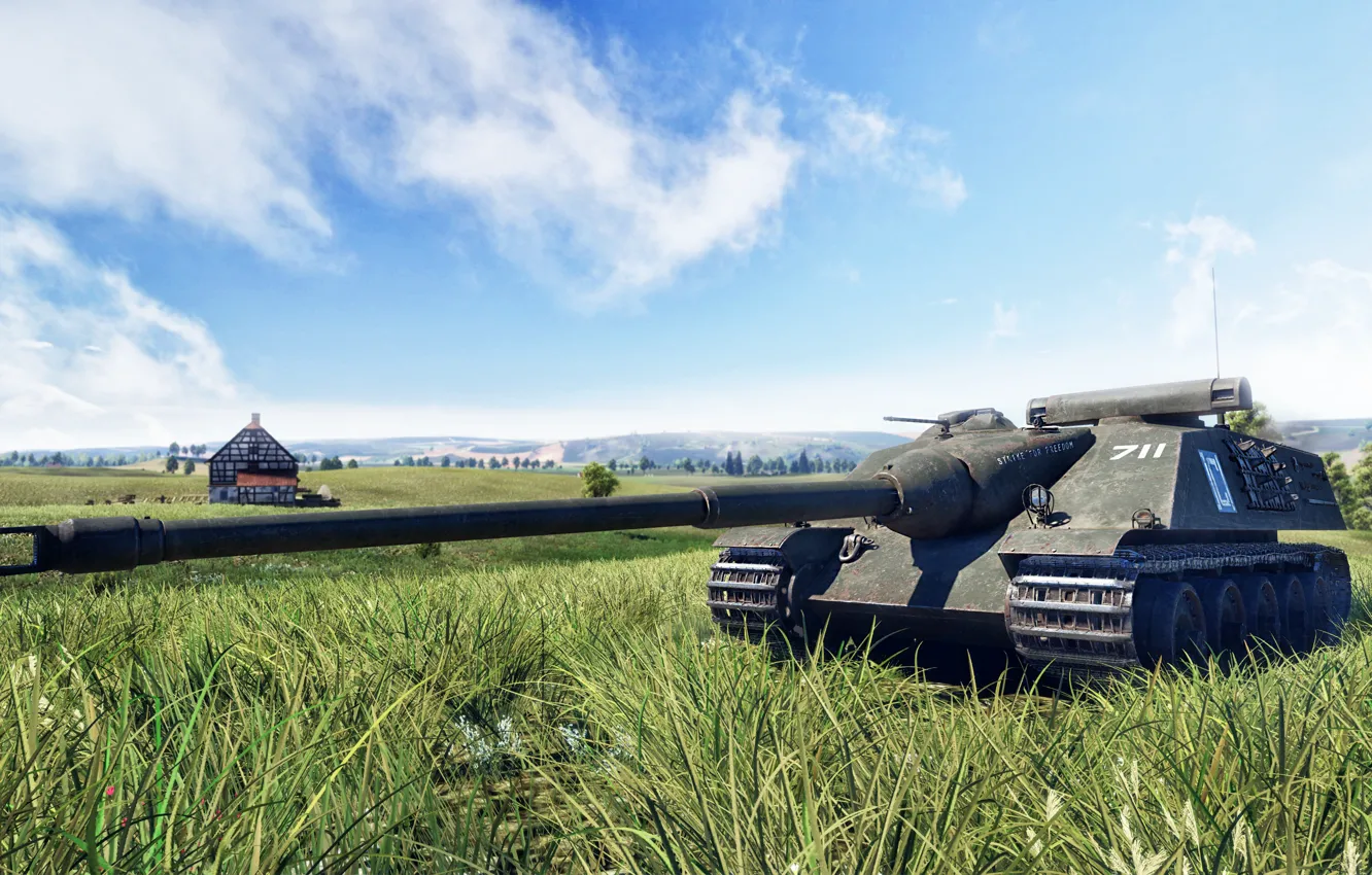 Фото обои Tank, War Thunder, AMX- 50 Foch, Foch