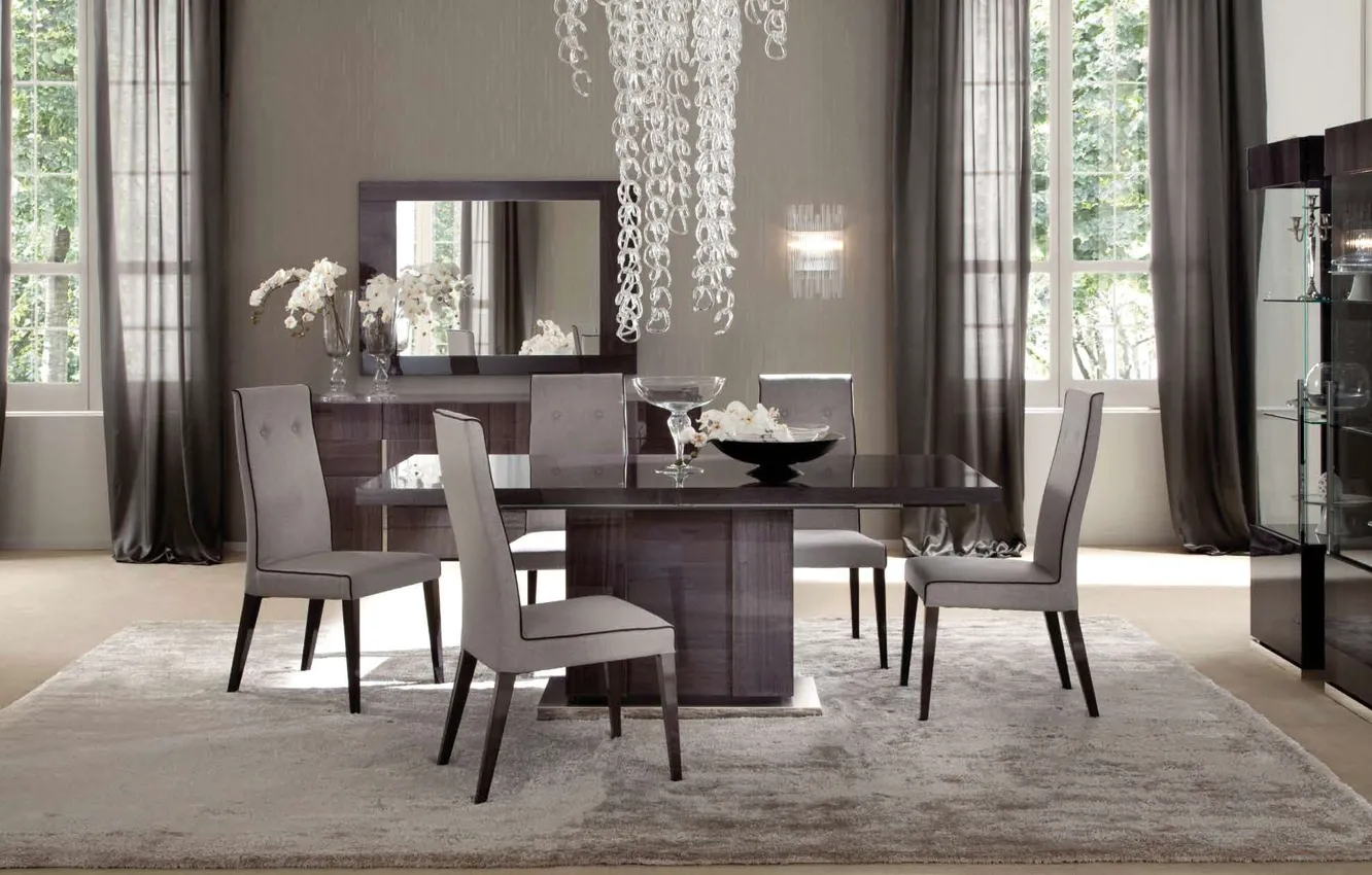 Фото обои simple, дизайн, стиль, вилла, интерьер, modern, luxury, столовая