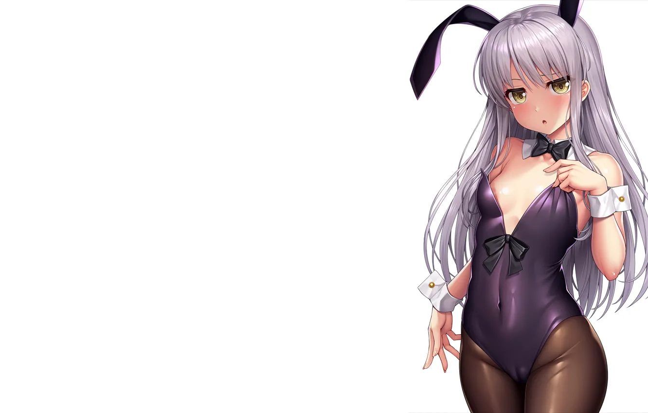 Фото обои girl, sexy, cleavage, long hair, boobs, anime, beautiful, pretty