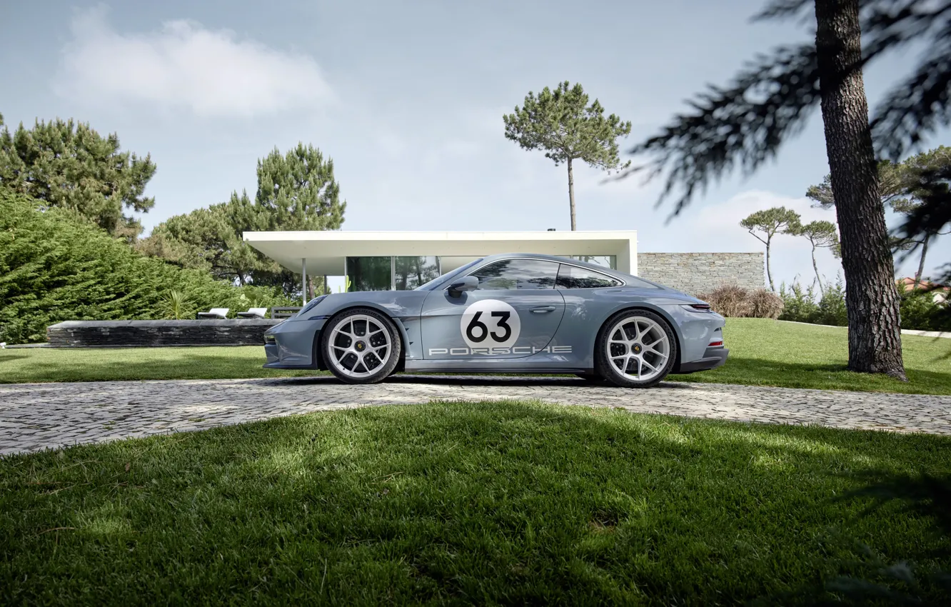 Фото обои 911, Porsche, side view, Porsche 911 S/T Heritage Design Package