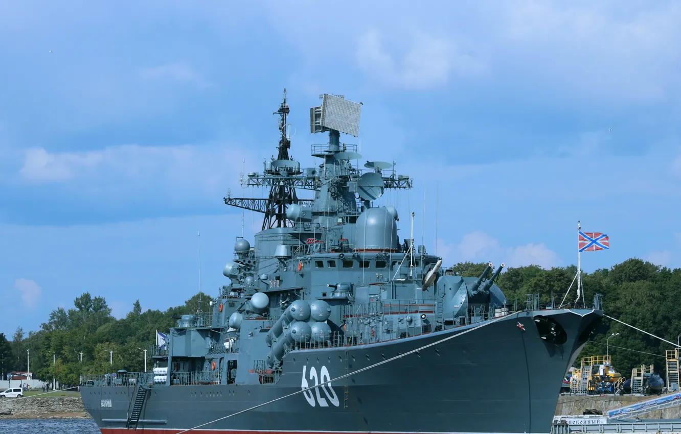 Фото обои эскадренный миноносец, проект 956, беспокойный