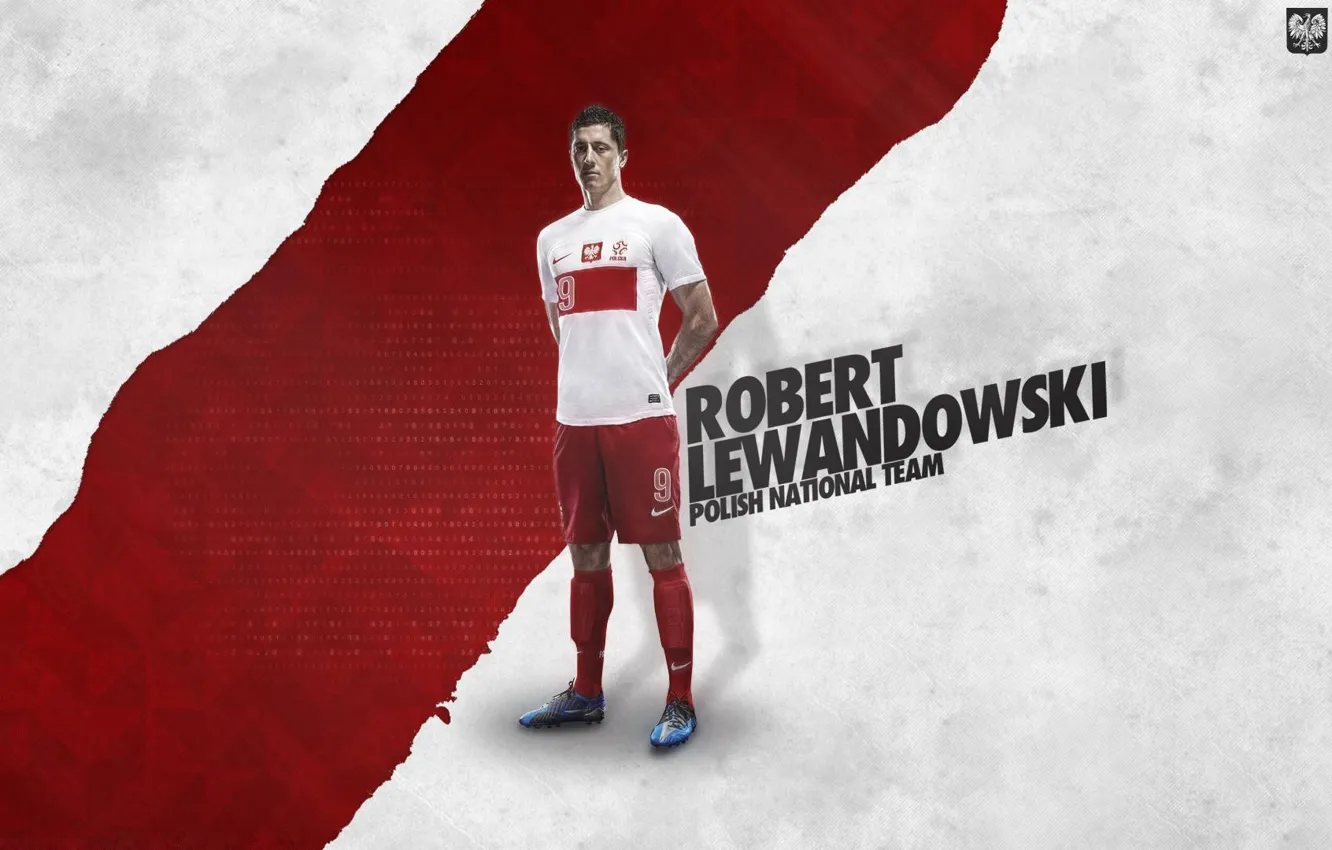 Фото обои футбол, Польша, футболист, Robert Lewandowski, Роберт Левандовски