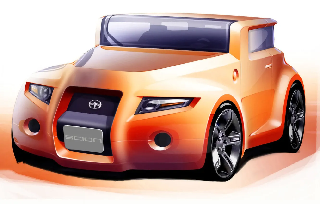 Фото обои concept, Scion, Hako