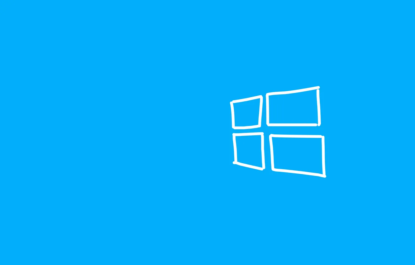 Фото обои логотип, окно, Windows, квадрат