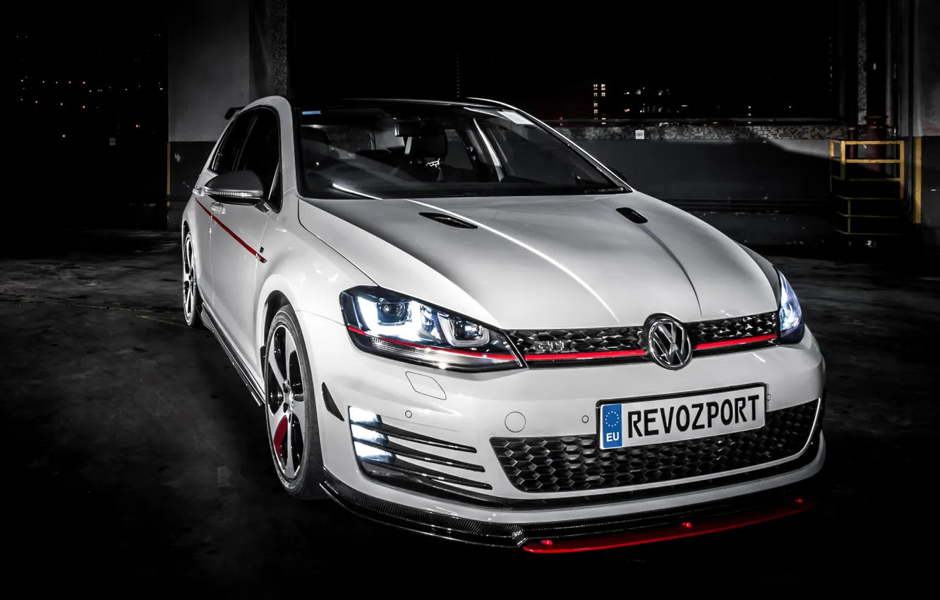 Фото обои Volkswagen, гольф, Golf, GTI, фольксваген, 2013, Typ 5G, RevoZport