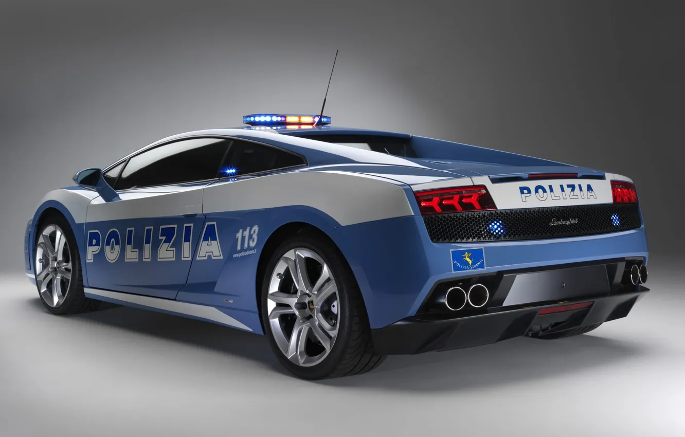 Фото обои полиция, Lamborghini, gallardo