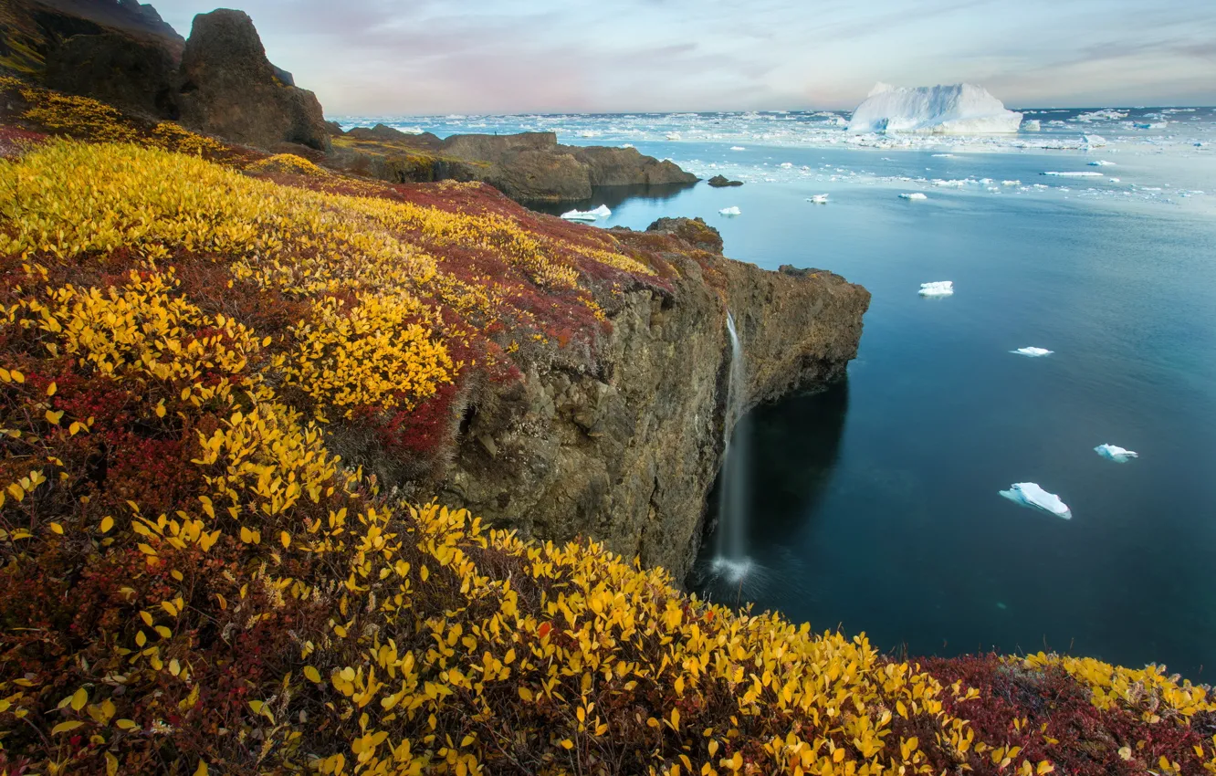 Фото обои море, природа, Arctic Eden