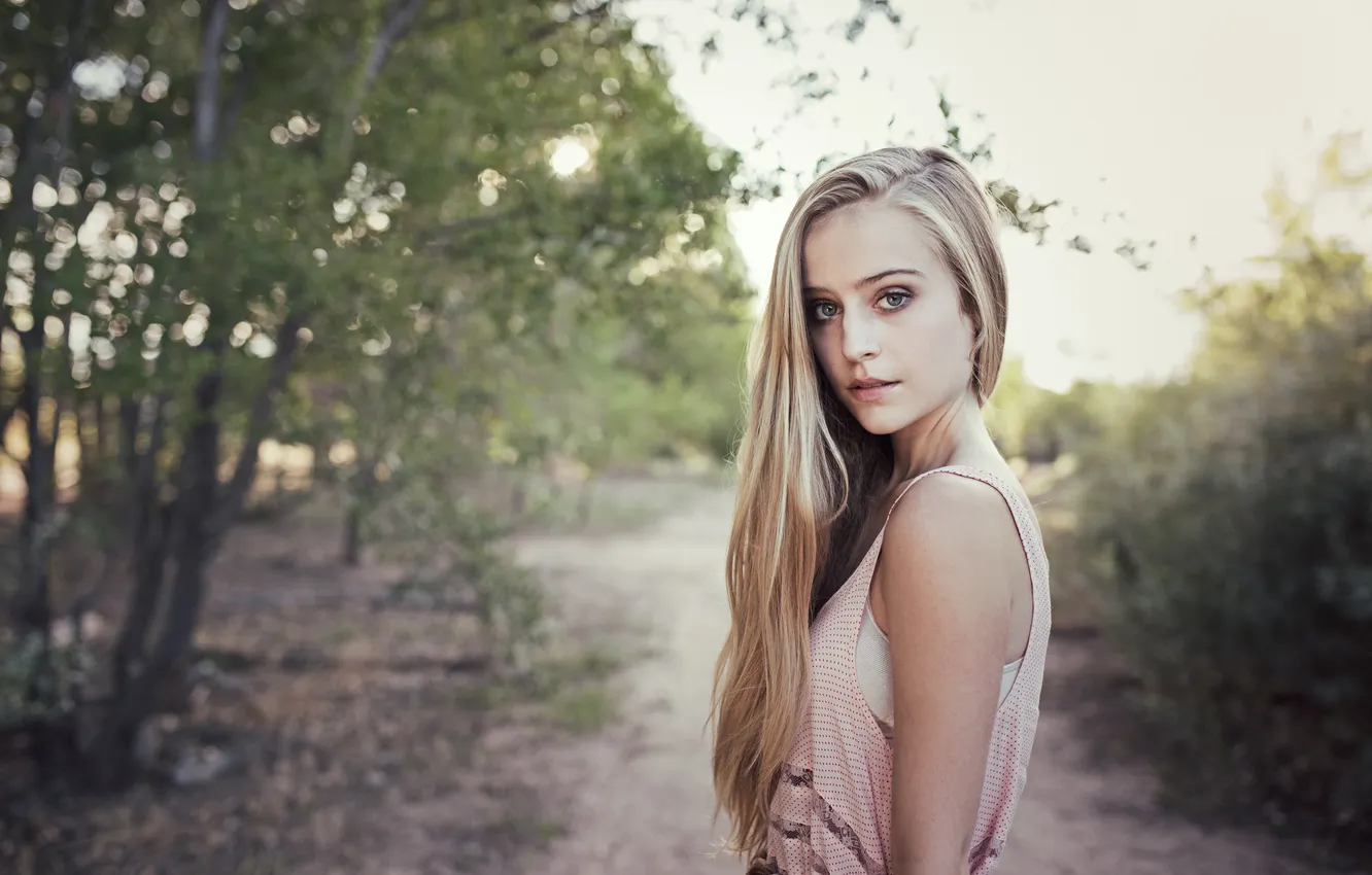 Фото обои взгляд, Model, Lacey Walker