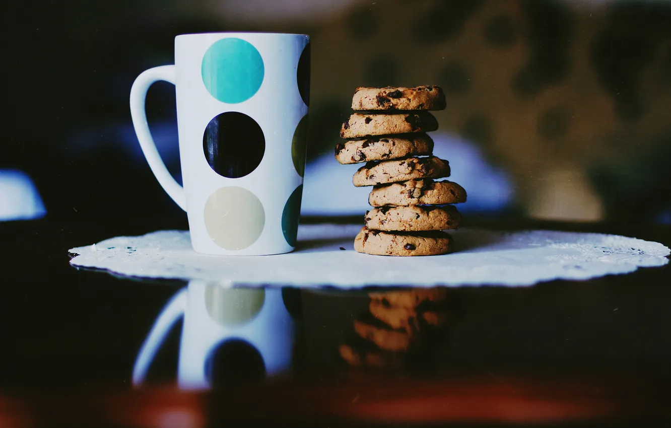 Фото обои печенье, кружка, чашка