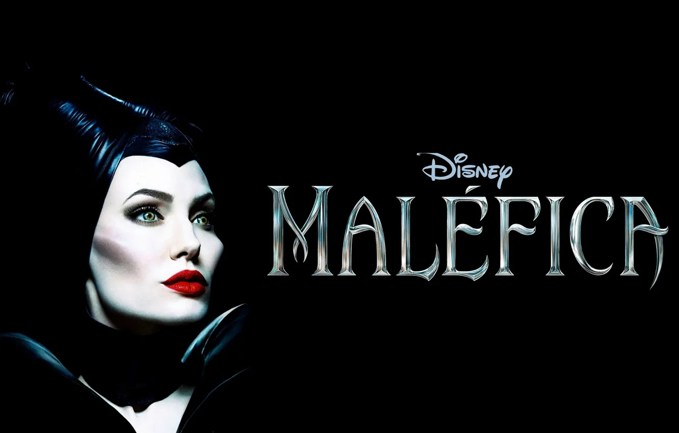 Фото обои Анджелина Джоли, Angelina Jolie, Disney, колдунья, Maleficent, Малефисента