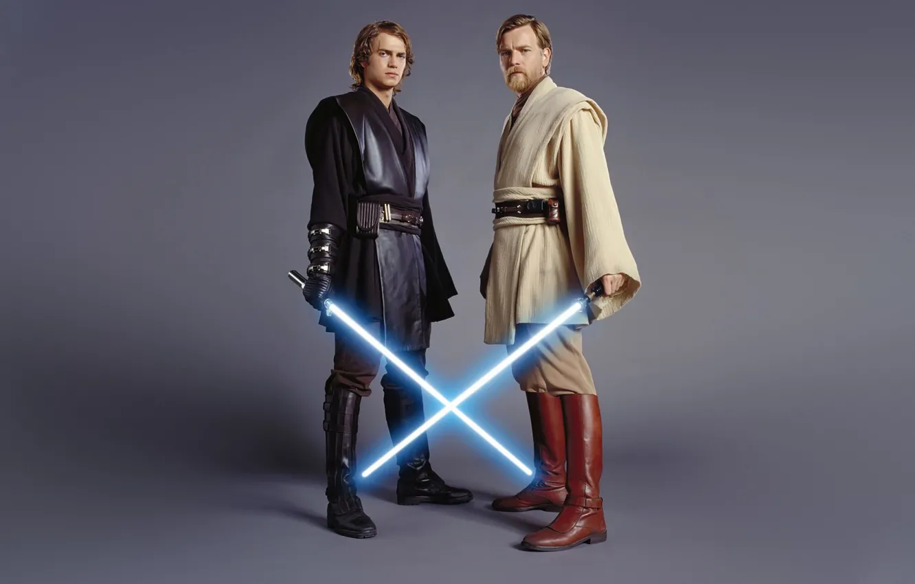 Фото обои Star Wars, Звёздные Войны, Darth Vader, Дарт Вейдер, Ben, Бен, Obi-Wan Kenobi, Оби-Ван Кеноби
