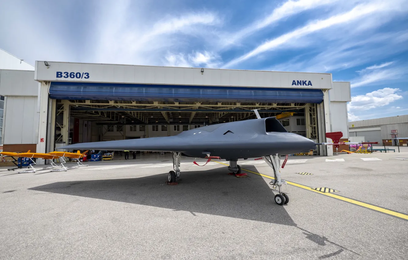 Фото обои UNMANNED AIRCRAFT, TUSAŞ, ANKA-3