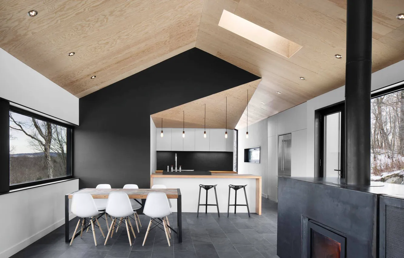 Фото обои villa, luxury, kitchen