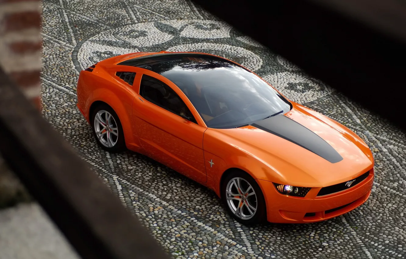 Фото обои Concept, Mustang, Ford, Giugiaro