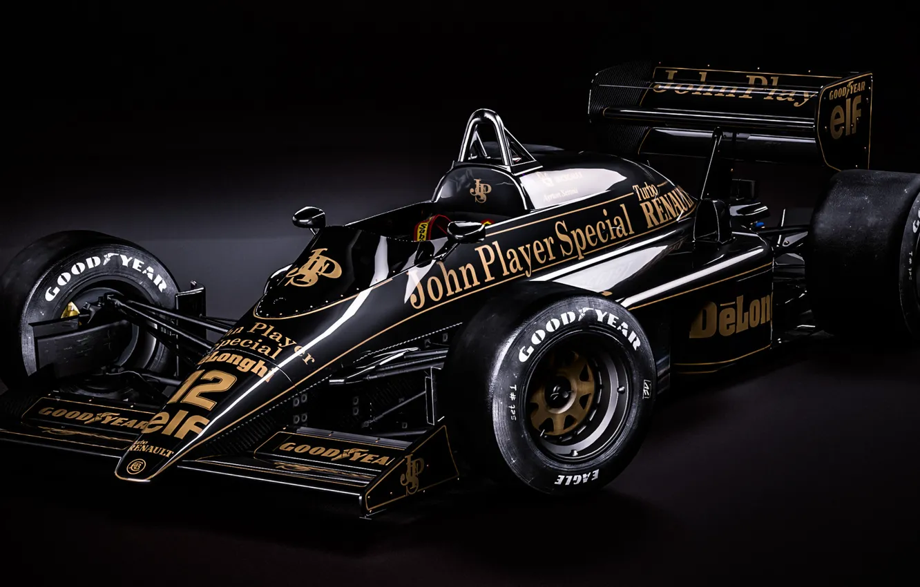 Фото обои болид, formula 1, rendering, Ayrton Senna, Lotus 98T