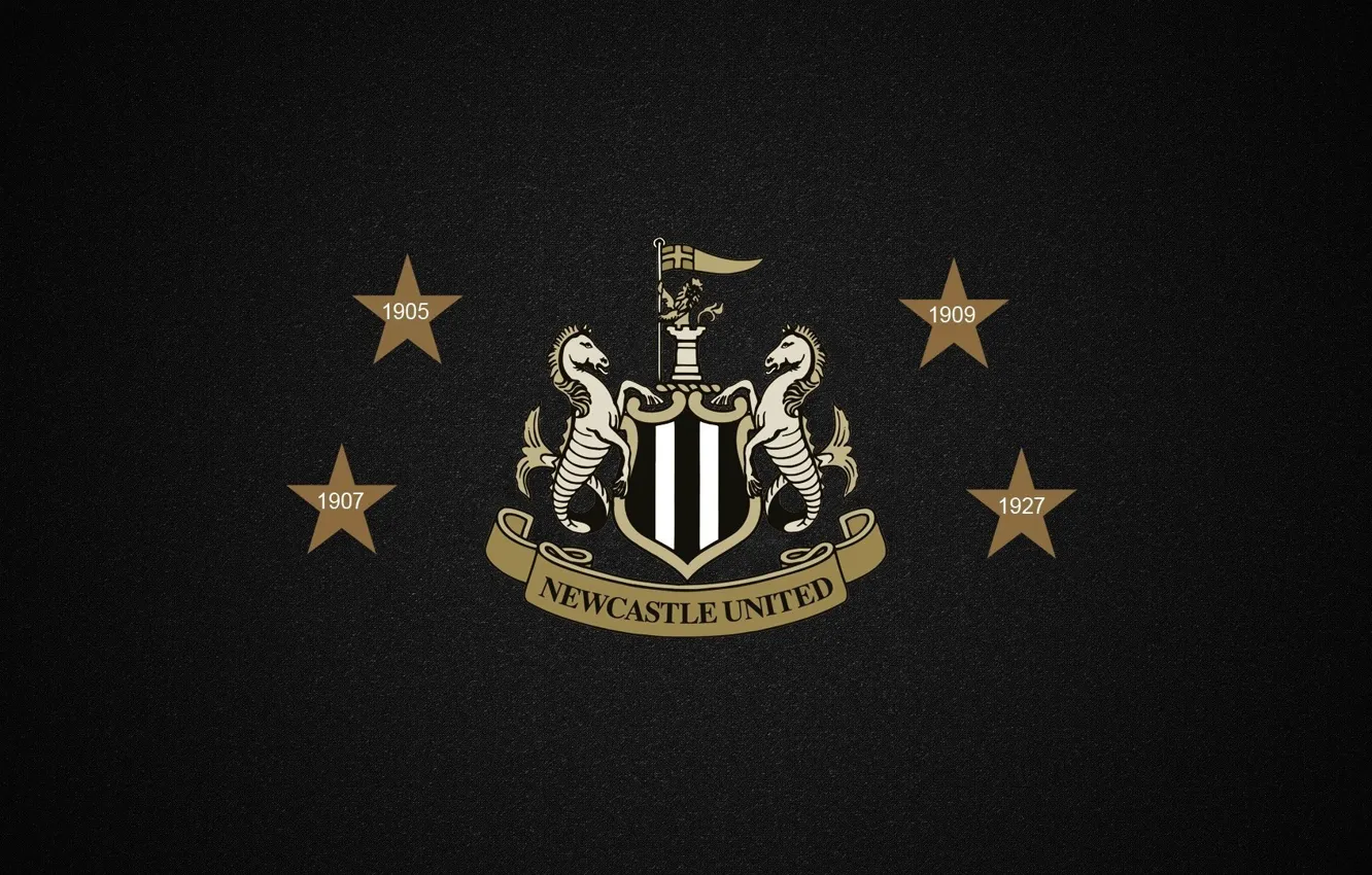 Фото обои wallpaper, logo, football, England, Champions, Newcastle United
