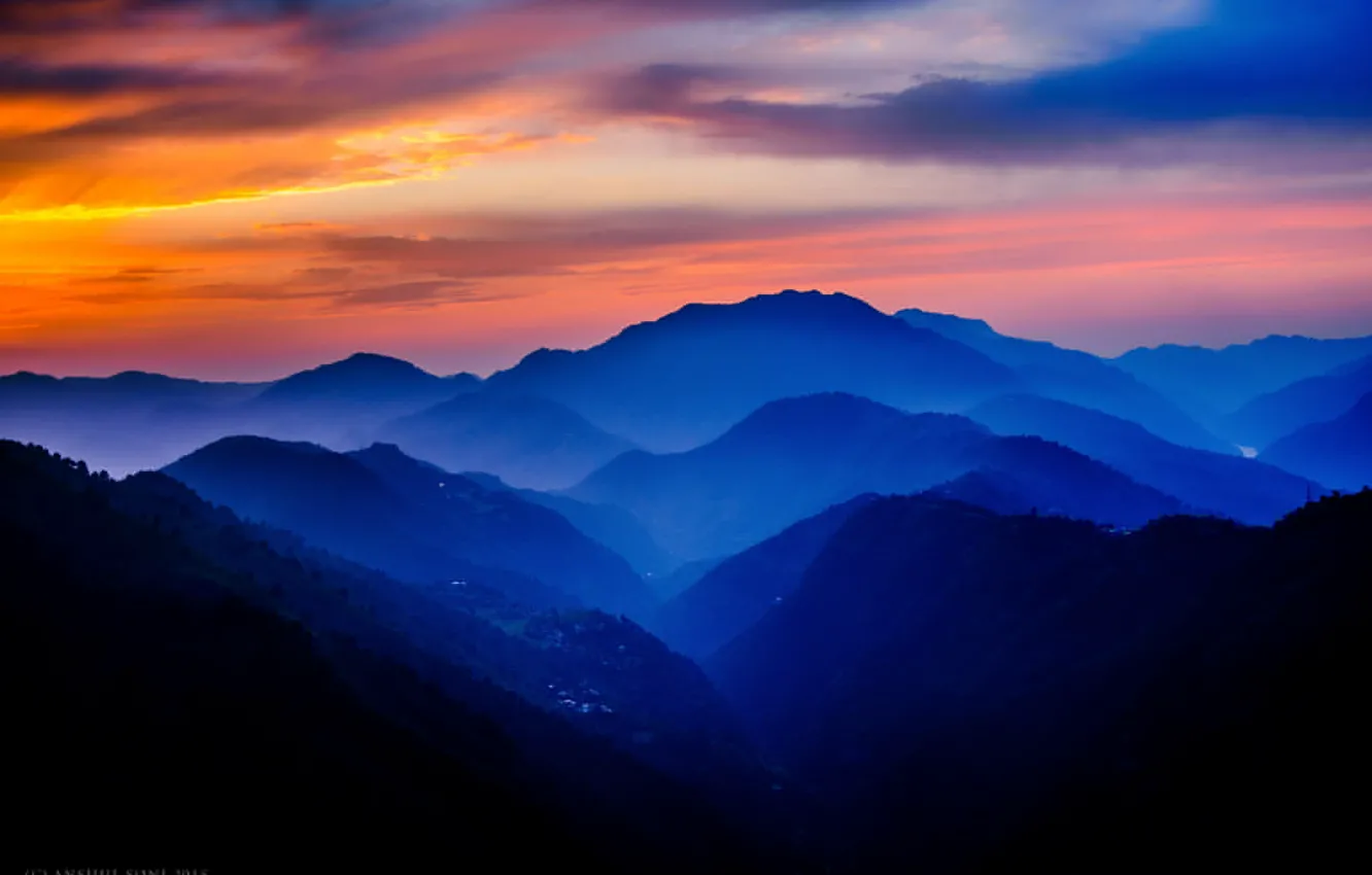 Фото обои India, Shimla-Mandi border, Himachal Pradesh, Mountains of Seraj